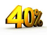  ""  40%  